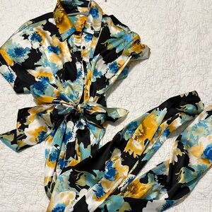 Eesome Multicolor Floral Jumpsuit